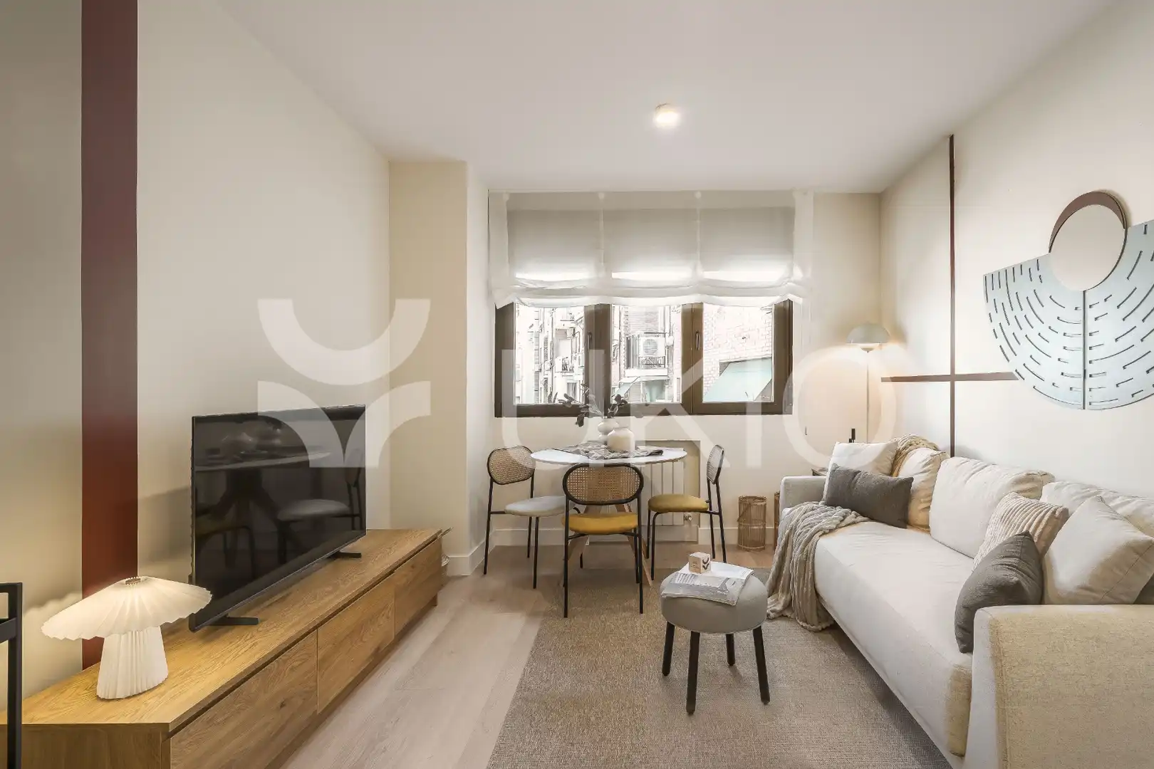 Wohnzimmer von Wohnungen zur Miete in Madrid mit Klimaanlage, Heizung und Möbliert