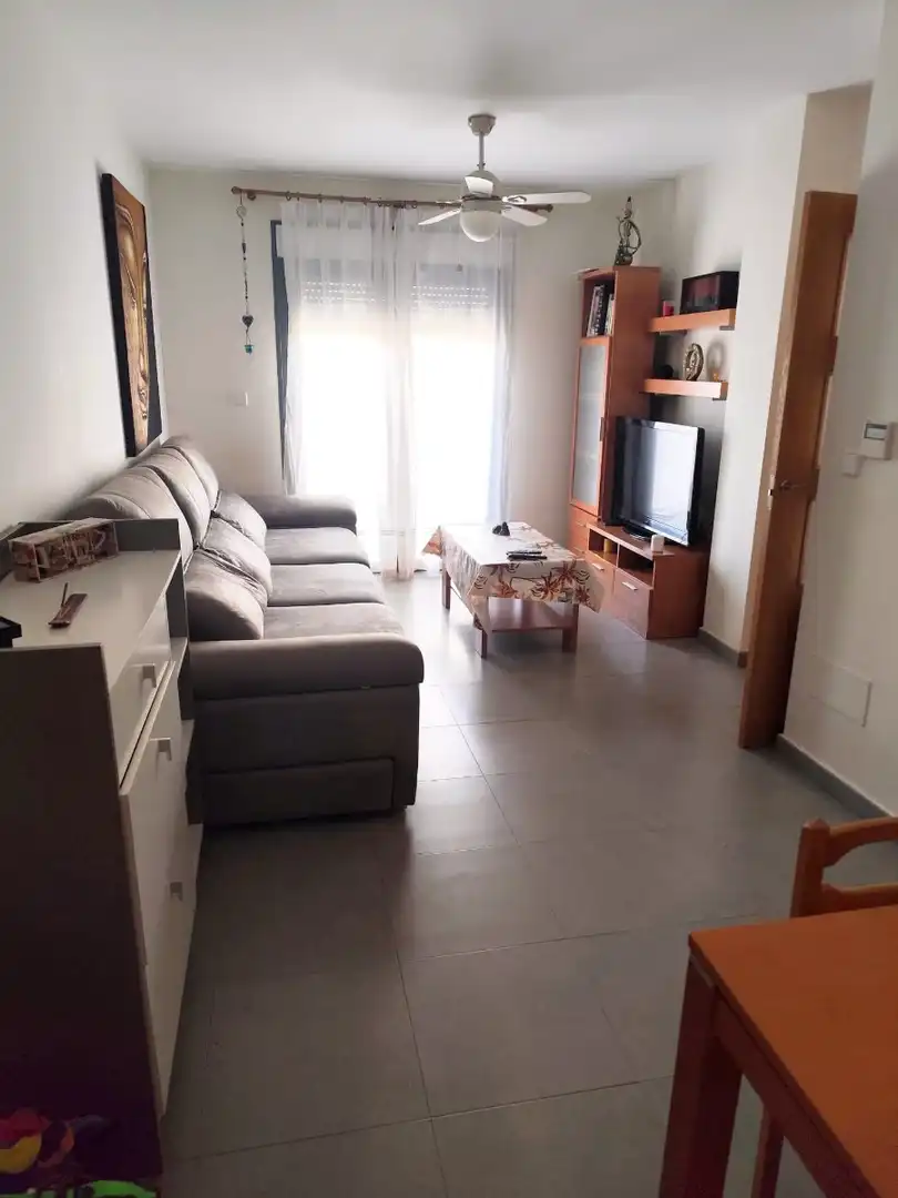Wohnzimmer von Wohnungen zur Miete in San Javier mit Klimaanlage, Heizung und Terrasse