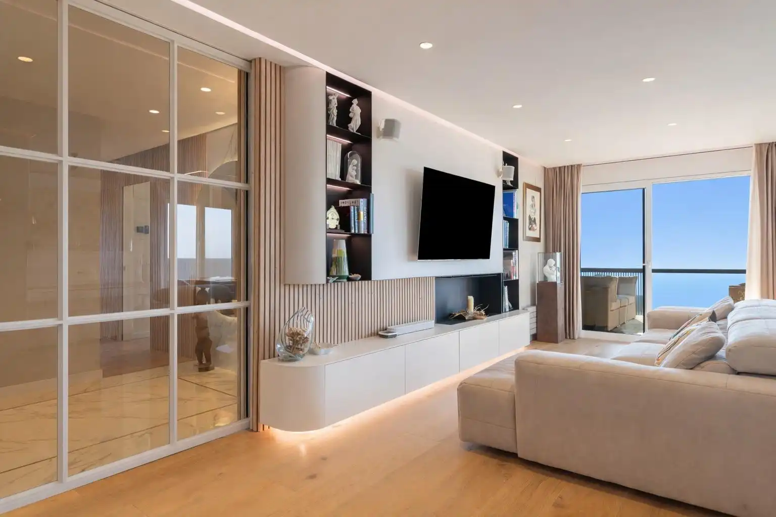 Sala de estar de Ático en venta en Sabadell con Aire acondicionado, Calefacción y Parquet