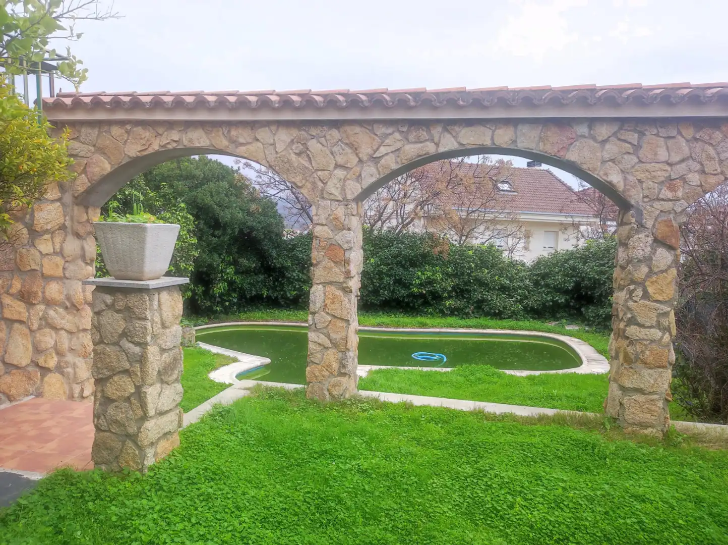 Garden of Houses for sale in Plasencia  with Air Conditioner, Heating and Terrace