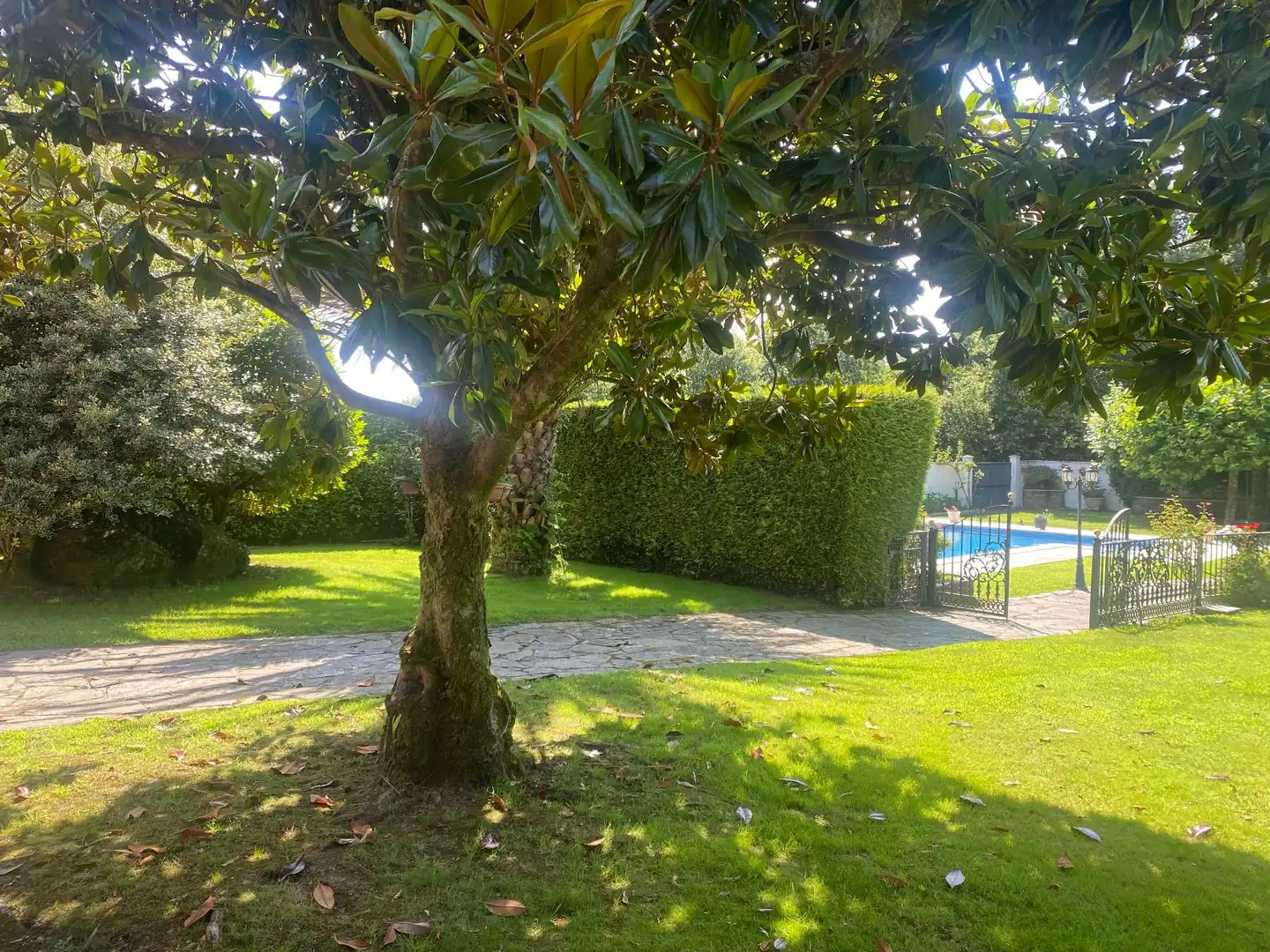 Jardín de Casa o chalet en venta en Lugo con Calefacción, Piscina y Amueblado