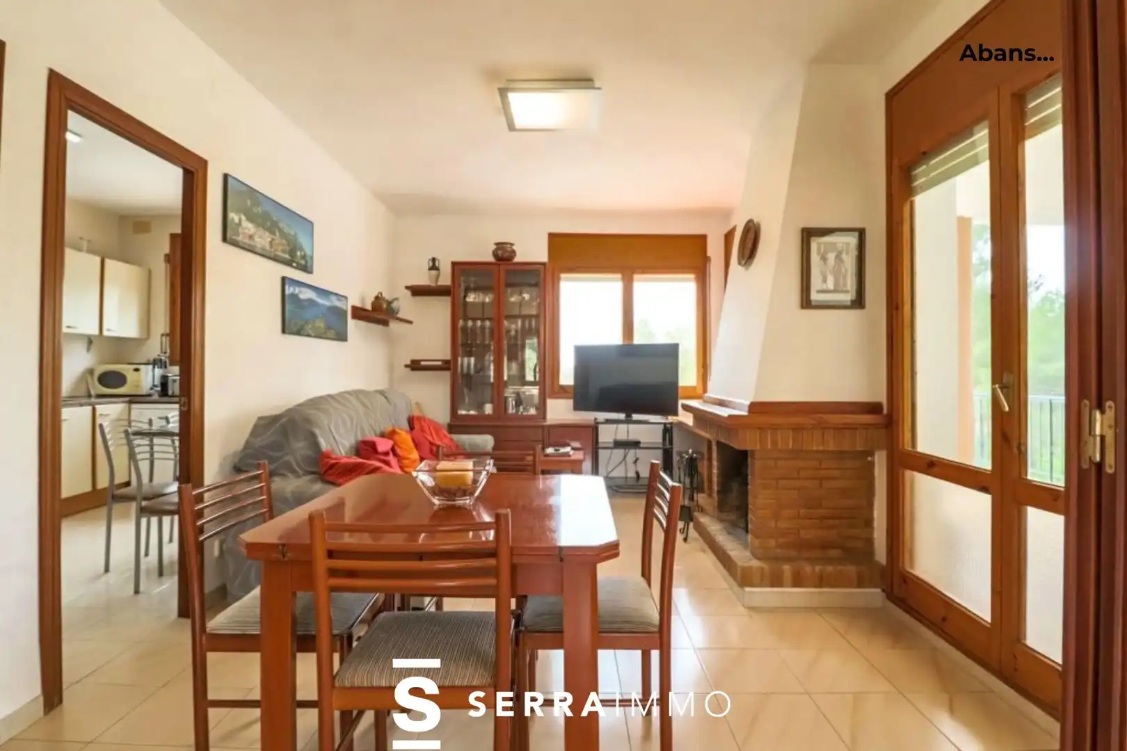 Sala d'estar de Casa o xalet en venda en Font-rubí amb Jardí privat
