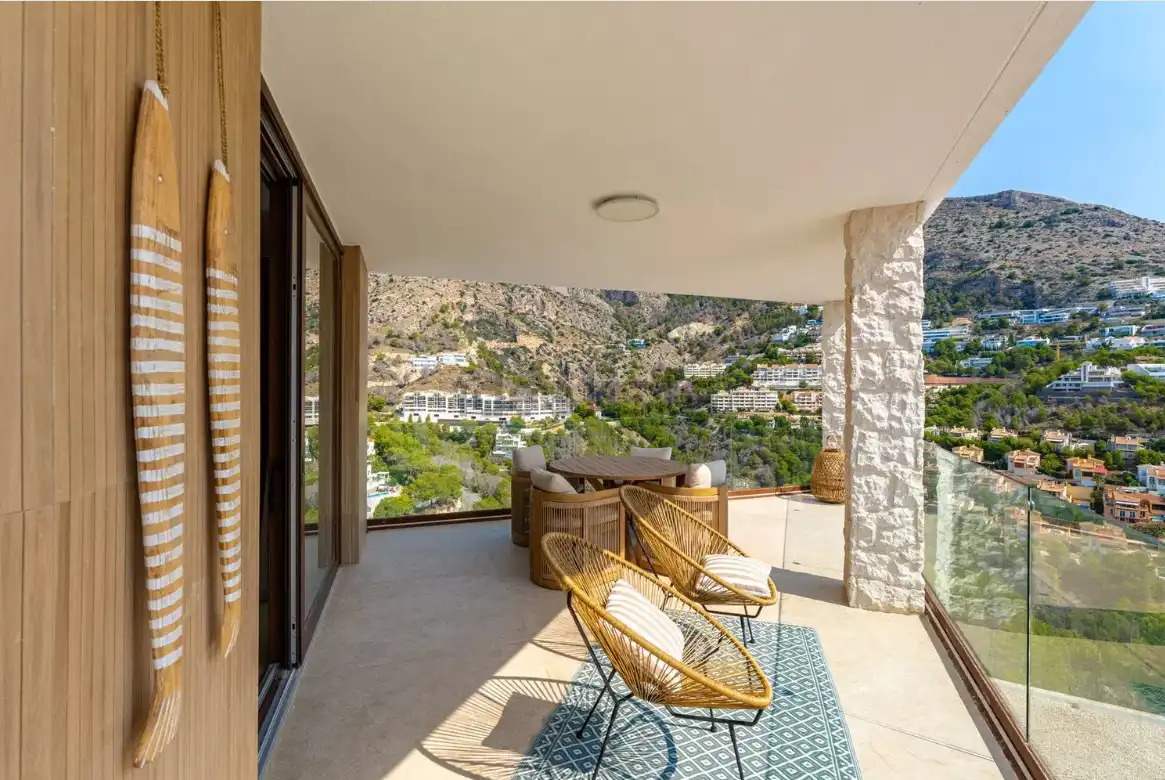 Terraza de Casa o chalet en venta en Altea con Aire acondicionado, Calefacción y Jardín privado