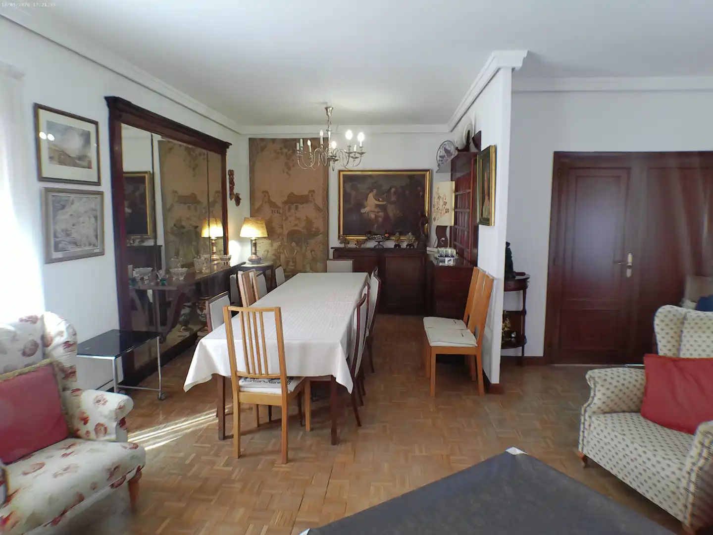 Comedor de Casa o chalet en venta en Madrid con Calefacción, Jardín privado y Parquet