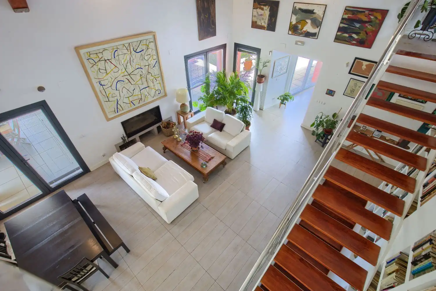 Living room of Country homes for sale in Jaraicejo  with Storage room and Community pool