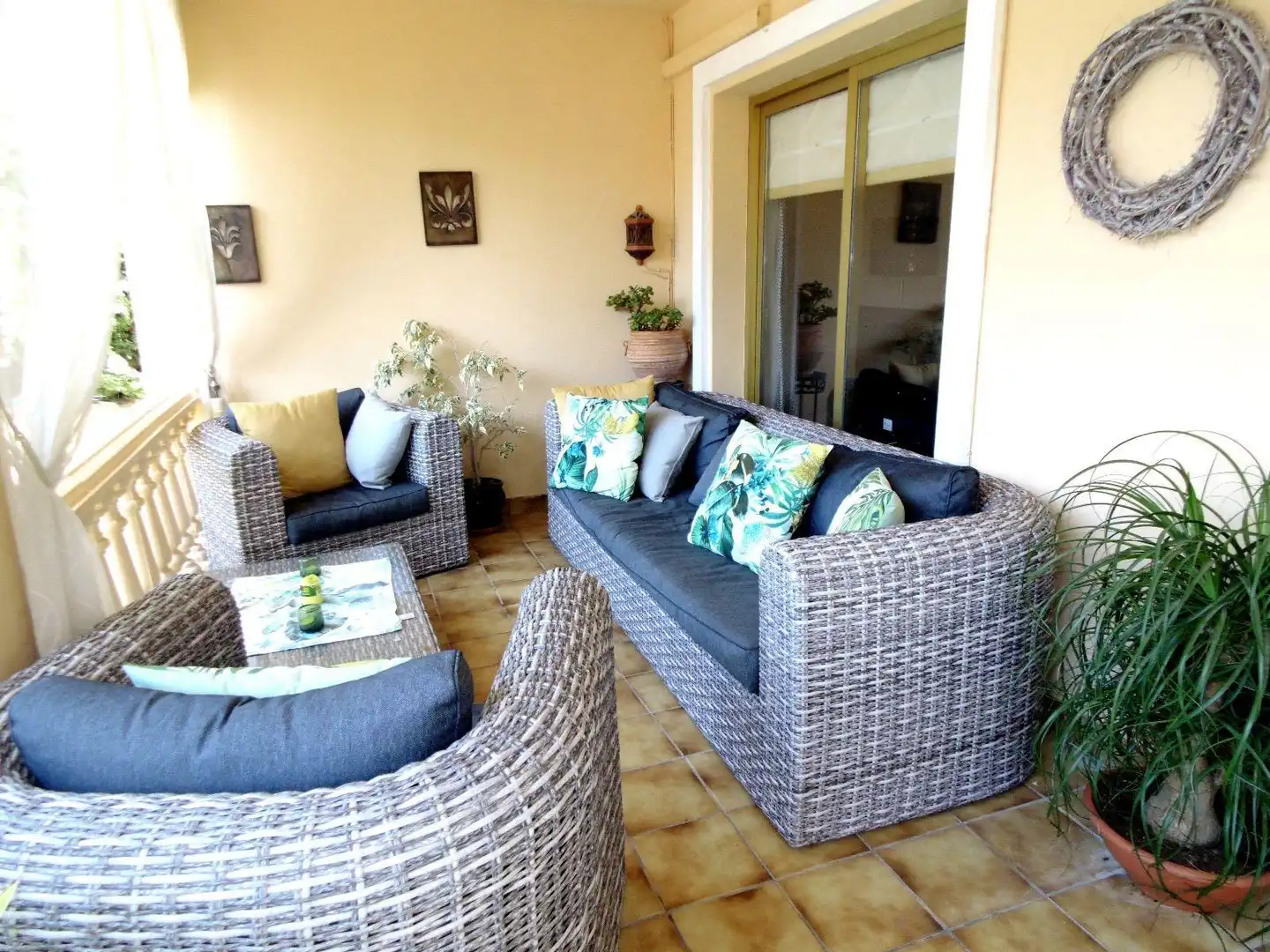Terrace of Detached homes for sale in Mijas  with Air Conditioner, Heating and Private garden