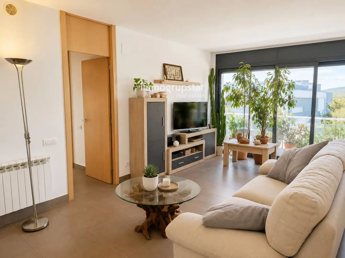 Sala de estar de Ático en venta en Calonge i Sant Antoni con Calefacción, Terraza y Piscina
