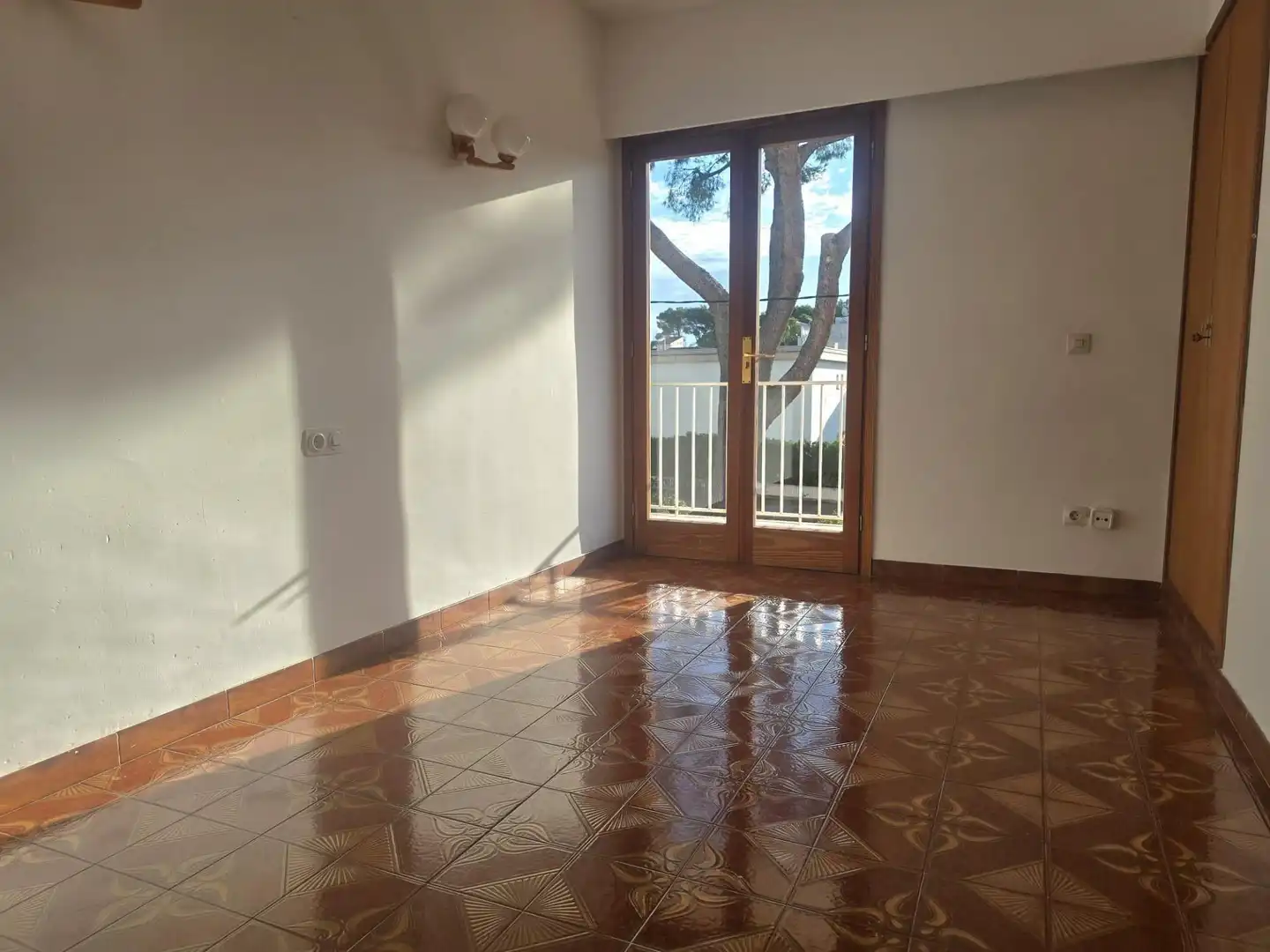 Terraza de Dúplex de alquiler con opción a compra en Alcúdia con Aire acondicionado, Calefacción y Jardín privado