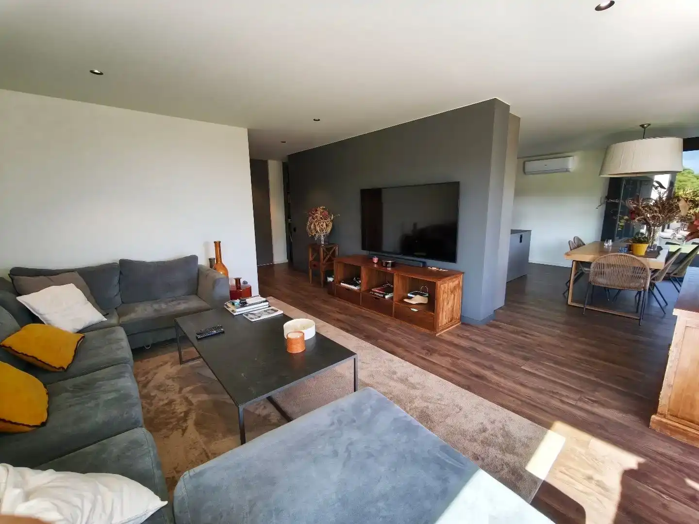 Sala de estar de Casa o chalet en venta en Sant Vicenç de Montalt con Aire acondicionado y Piscina