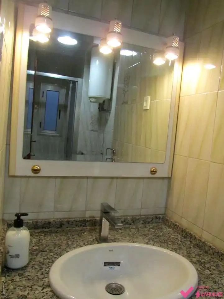 Bathroom of Flat for rent in Valencia  with Terrace and Furnished