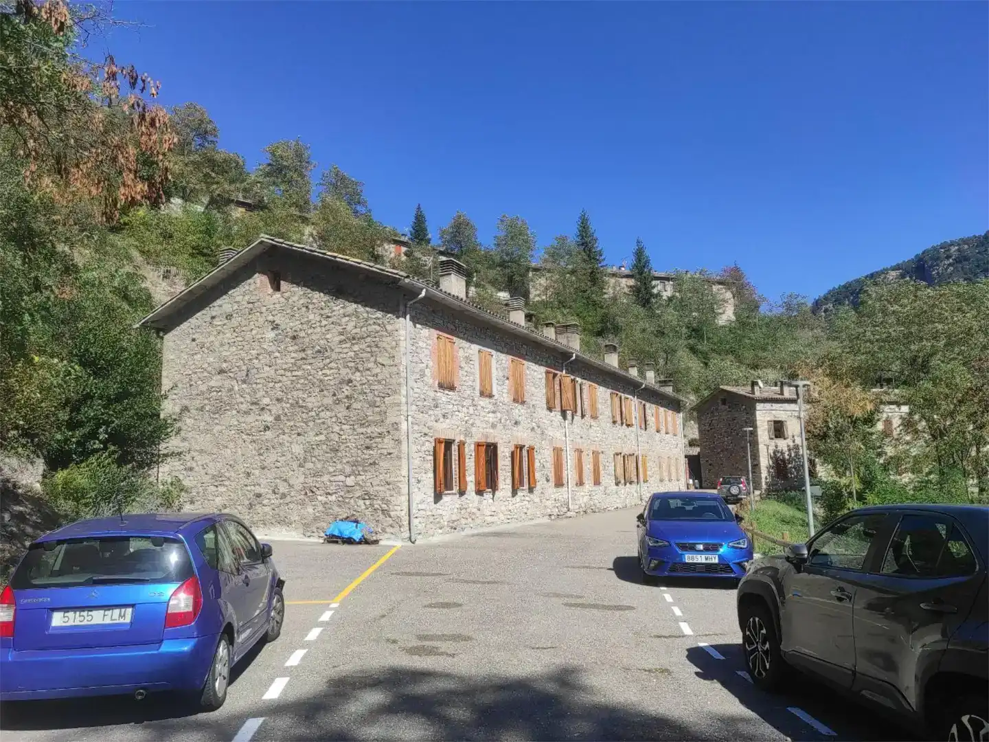 Vista exterior de Piso en venta en Cercs con Jardín privado y Amueblado