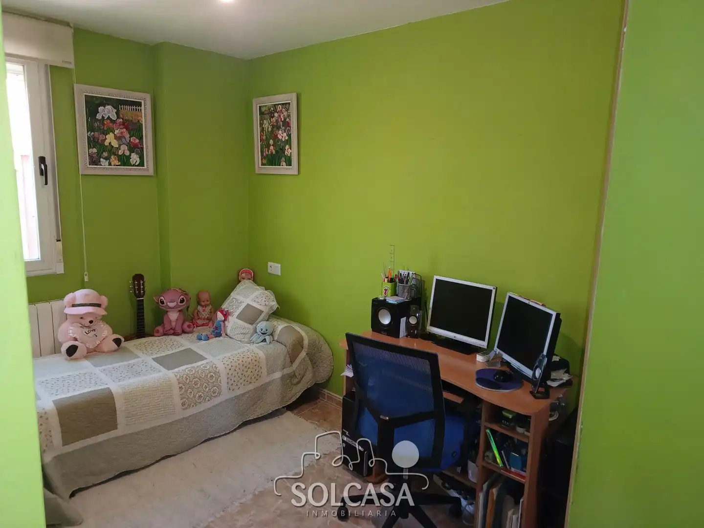 Bedroom of Flat for sale in Cistérniga  with Heating, Furnished and Oven