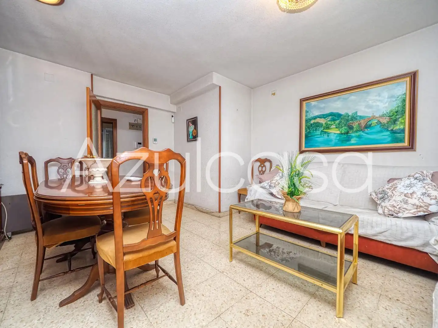 Sala d'estar de Pis en venda en Alicante / Alacant amb Terrassa, Moblat i Alarma