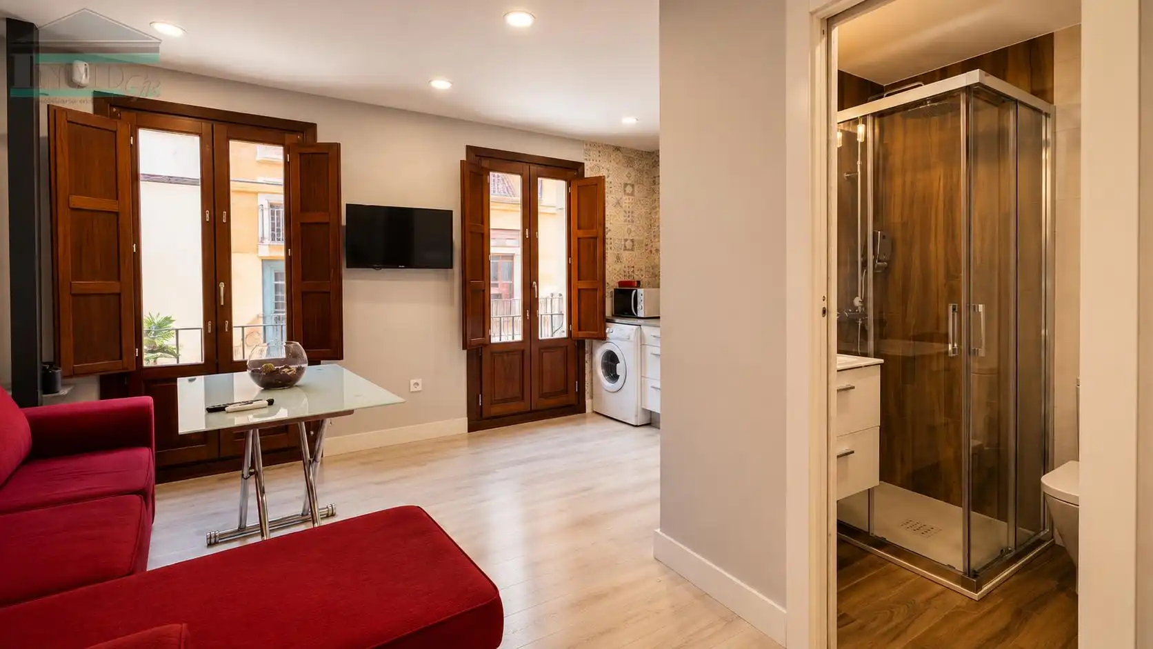 Habitación de Estudio de alquiler en Granada con Aire acondicionado, Parquet y Amueblado