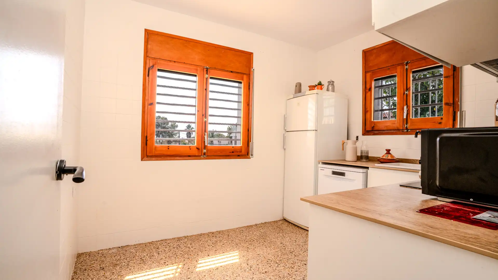 Cocina de Casa adosada en venta en L'Ametlla de Mar  con Aire acondicionado, Calefacción y Parquet