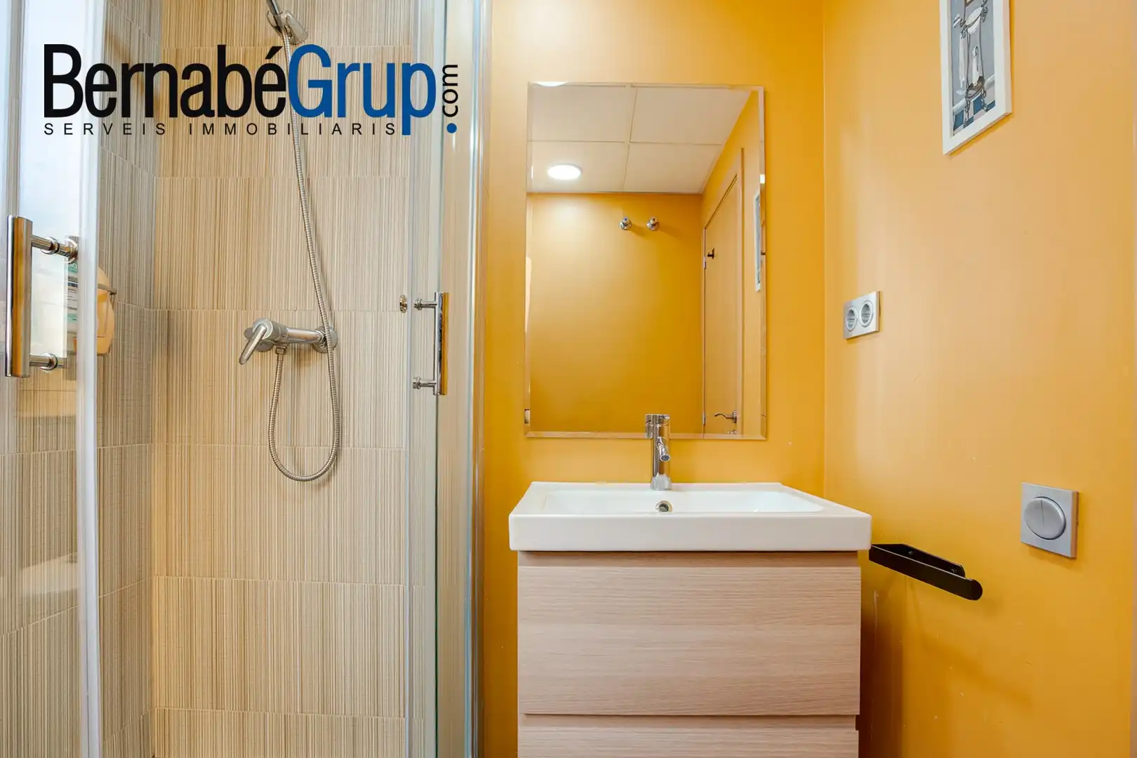 Badezimmer von Wohnung zum Verkauf in Les Franqueses del Vallès mit Klimaanlage, Heizung und Privatgarten