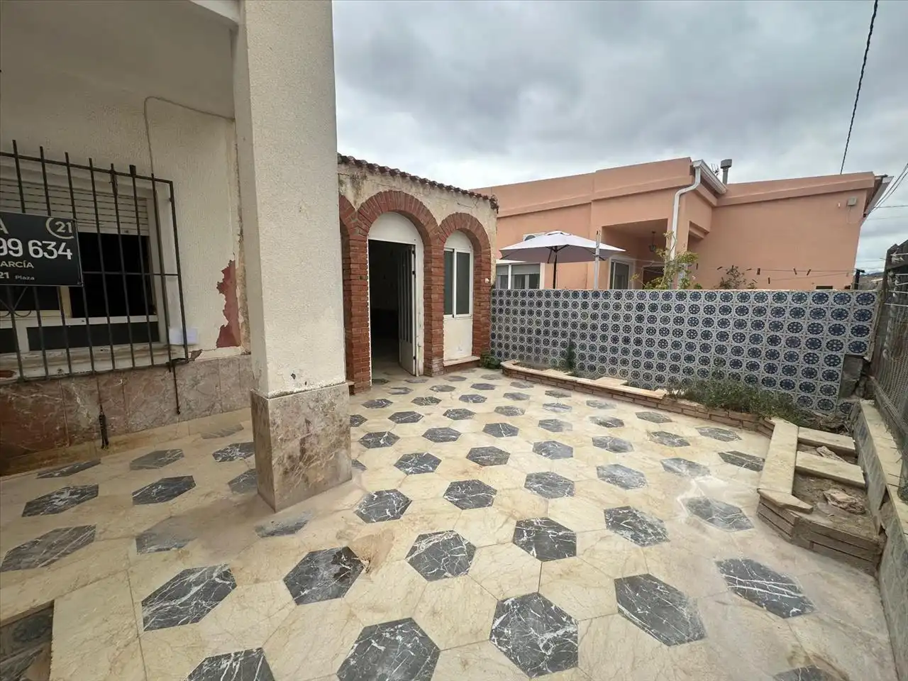 Terraza de Casa o chalet en venta en Algueña