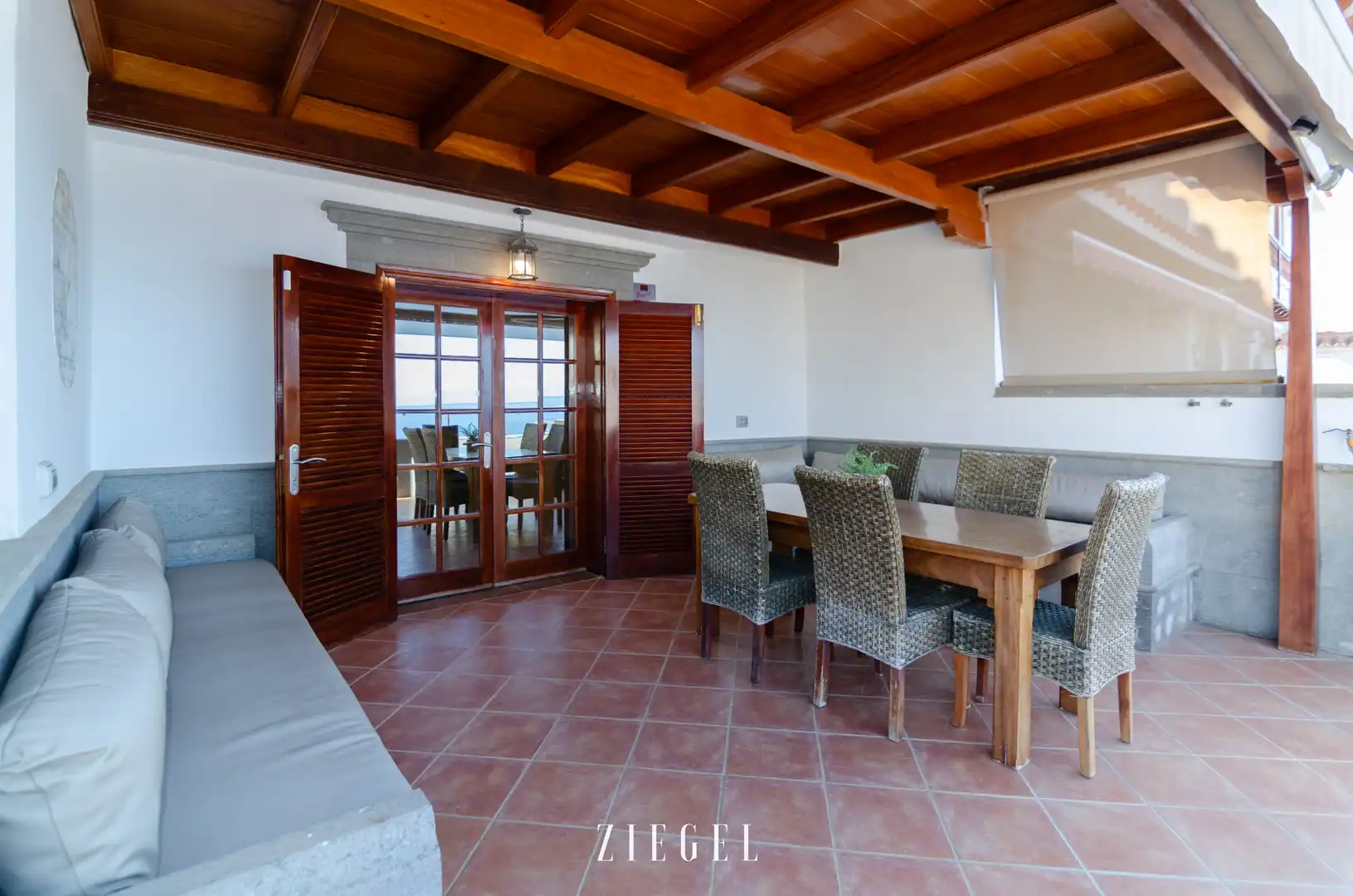 Dining room of Houses for rent in Mogán  with Terrace, Swimming Pool and Furnished