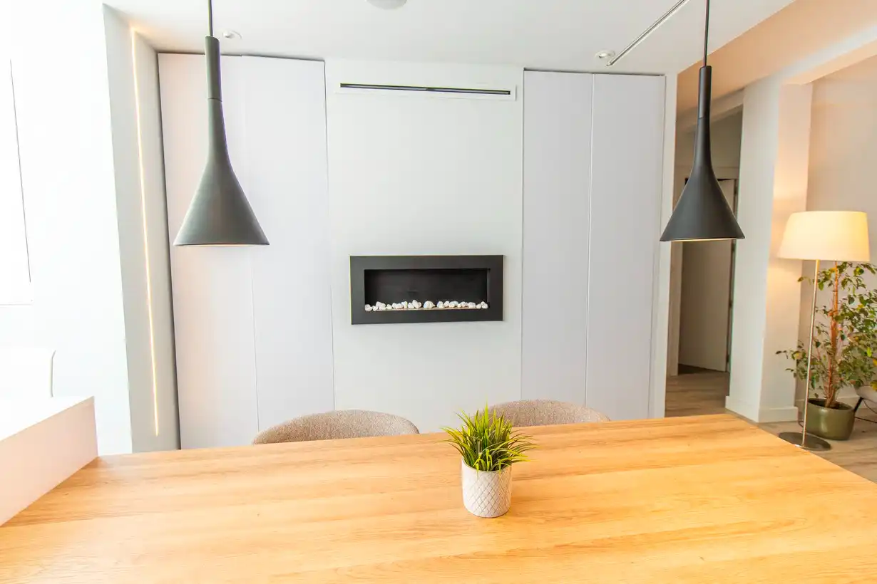 Comedor de Piso de alquiler en Madrid con Aire acondicionado, Calefacción y Terraza