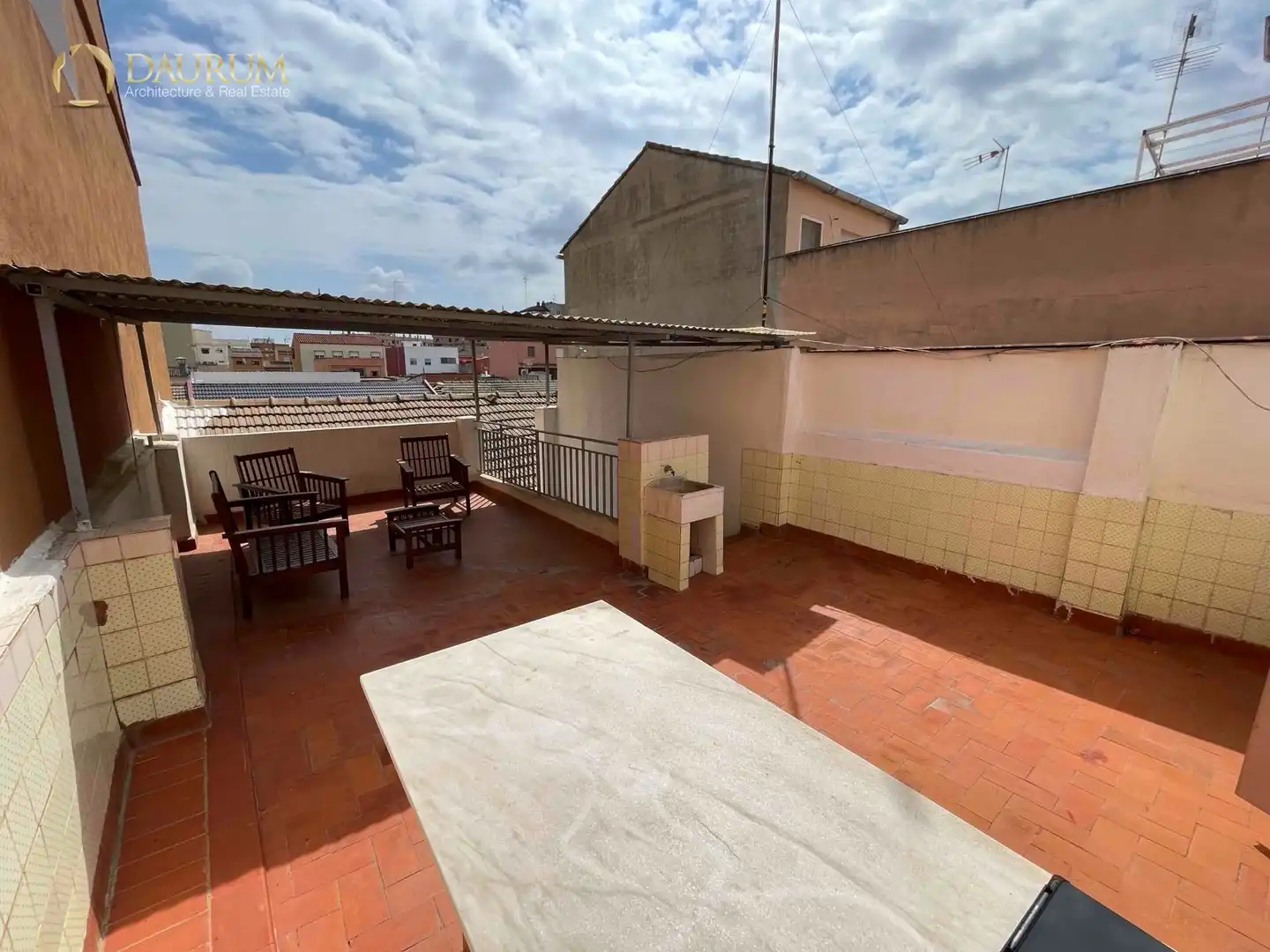 Terrassa de Casa adosada en venda en Aldaia amb Terrassa i Traster