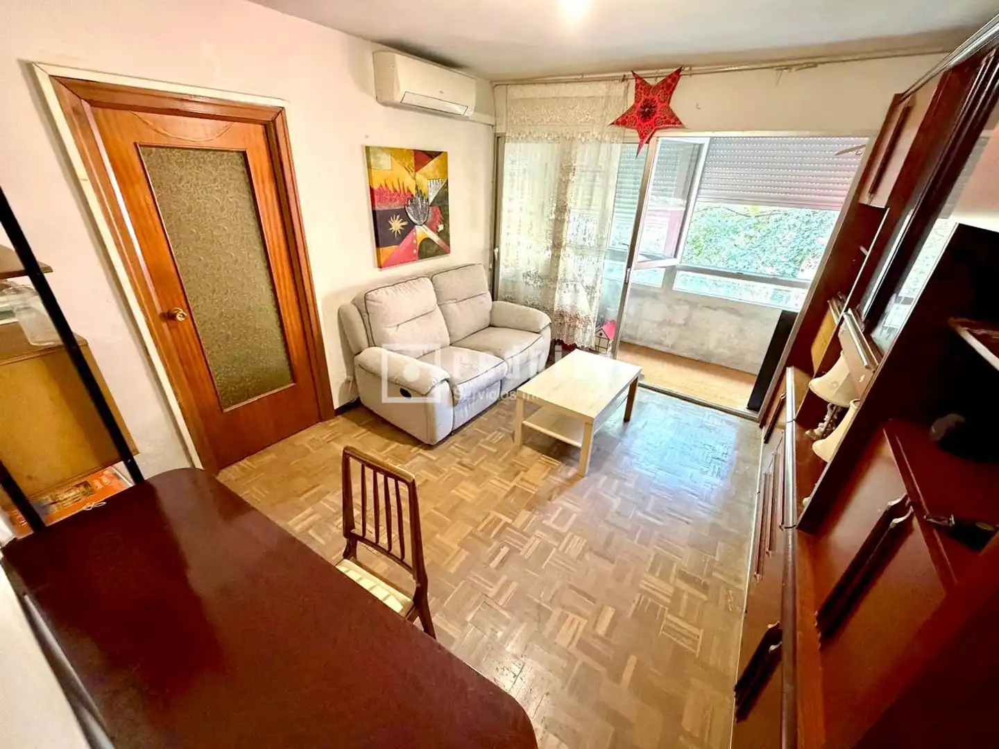 Sala d'estar de Pis en venda en Madrid amb Aire condicionat, Calefacció i Parquet
