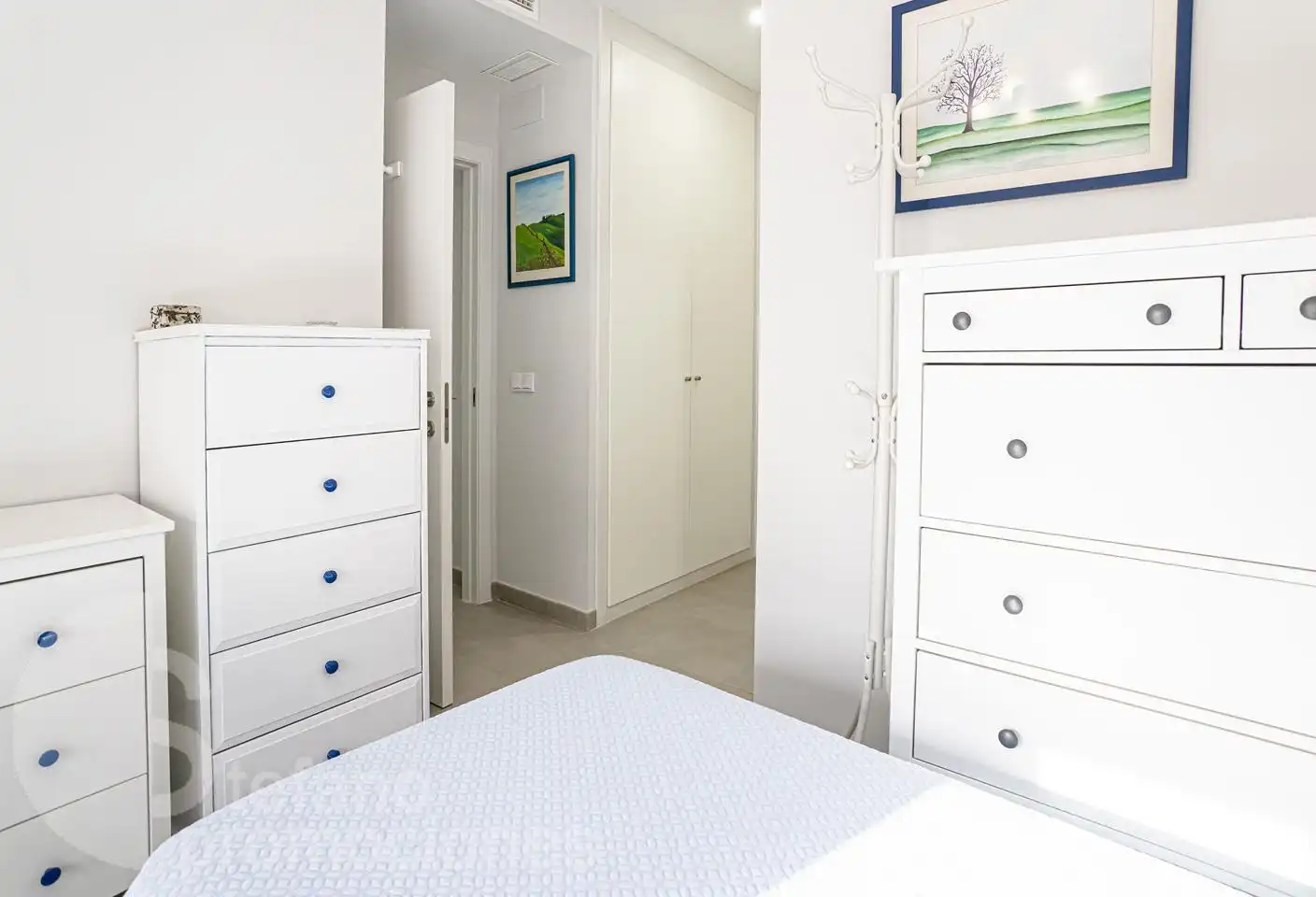 Schlafzimmer von Dachboden zum Verkauf in Málaga mit Klimaanlage, Terrasse und Abstellraum