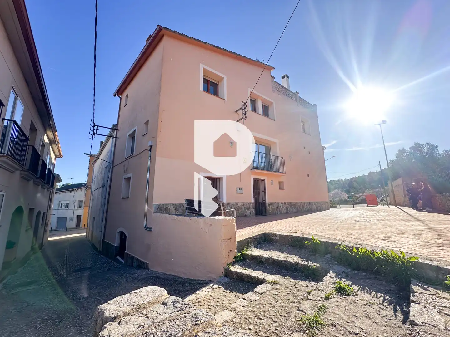 Vista exterior de Casa o xalet en venda en Olesa de Bonesvalls amb Balcó