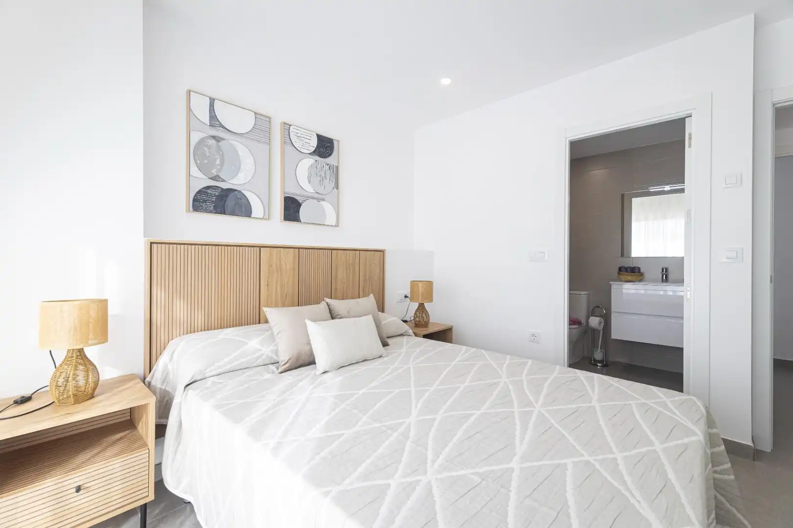 Bedroom of Flat for sale in La Manga del Mar Menor  with Air Conditioner and Terrace