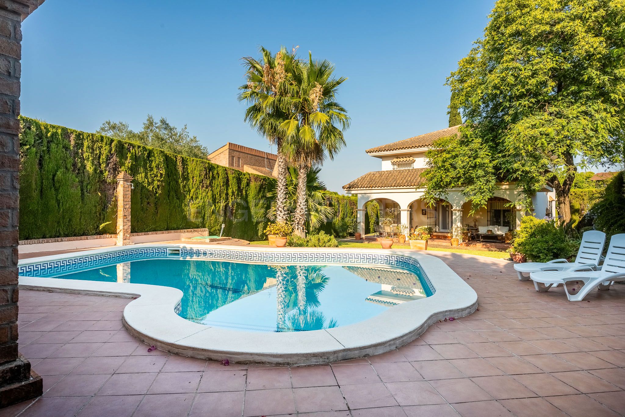 Garden of House or chalet for sale in Mairena del Aljarafe  with Air Conditioner, Heating and Private garden