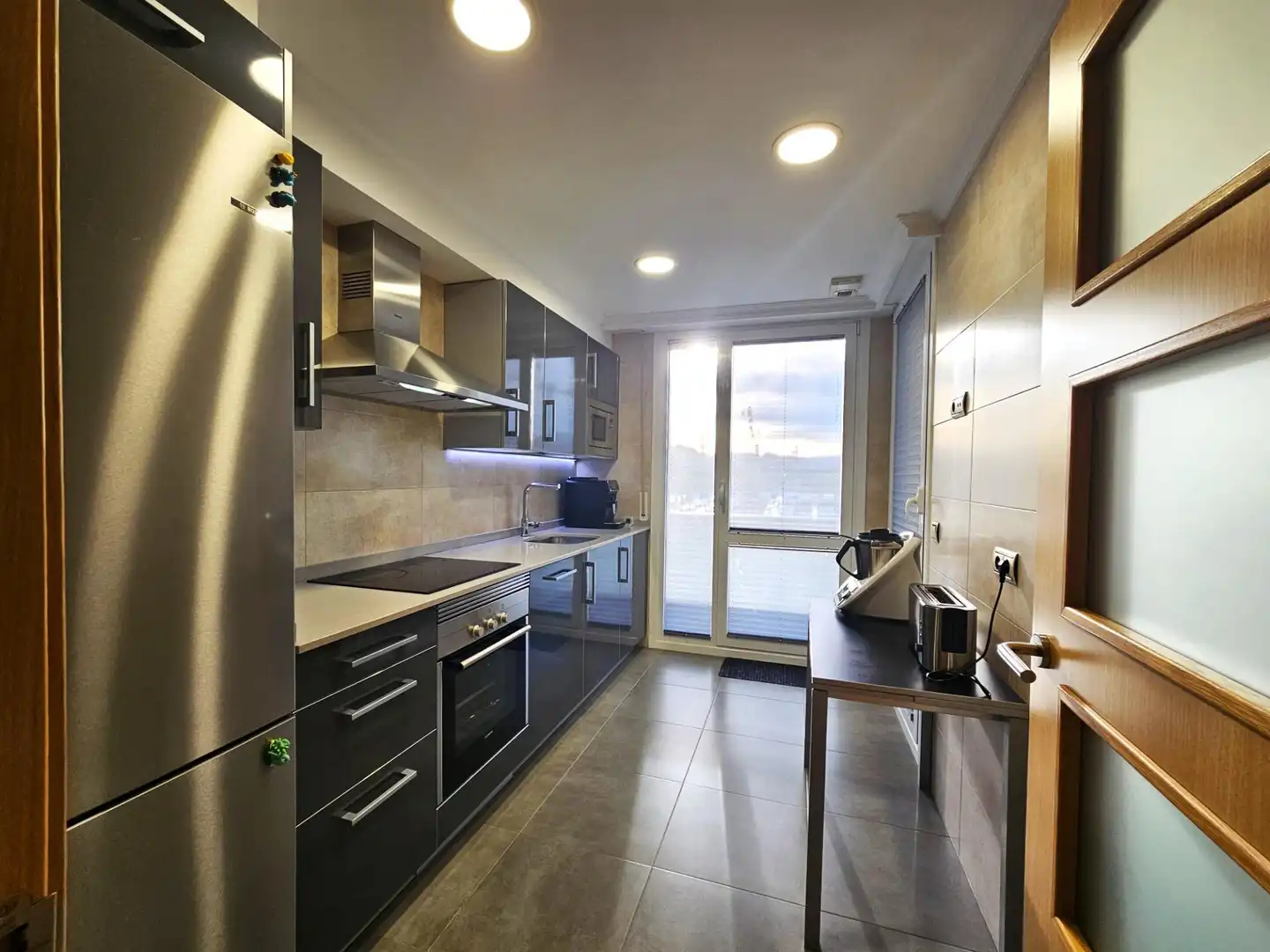 Cocina de Piso en venta en Donostia - San Sebastián  con Calefacción, Jardín privado y Terraza