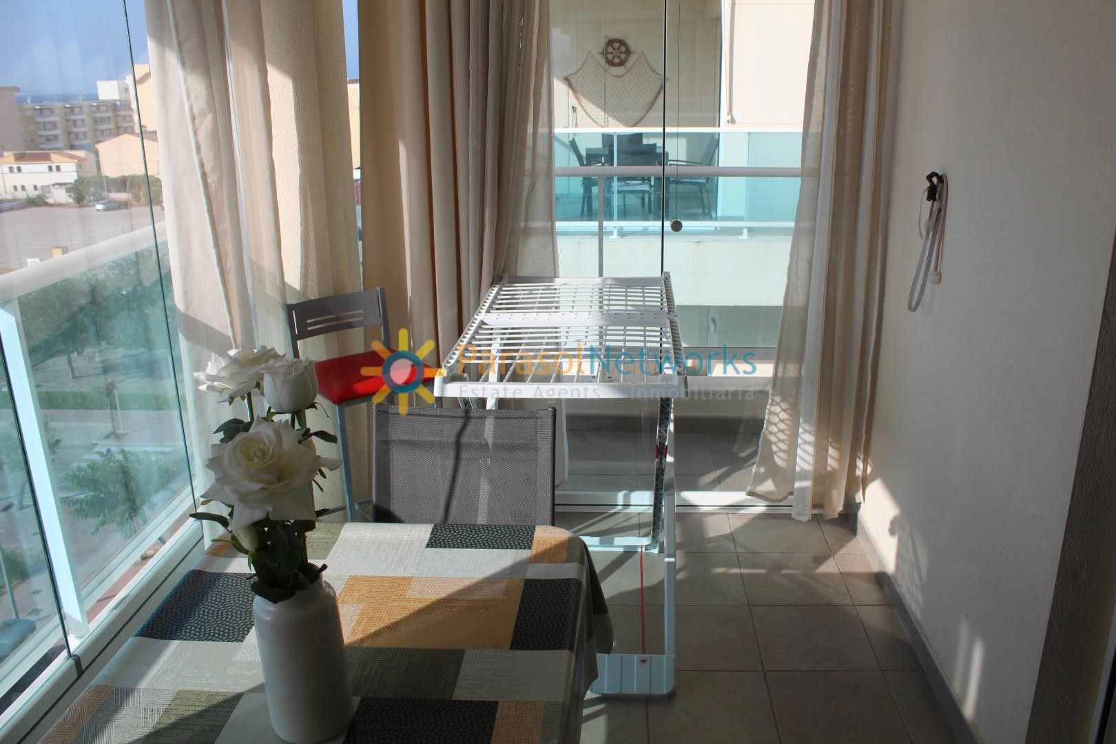 Terrassa de Apartament de lloguer en Piles amb Aire condicionat, Terrassa i Moblat