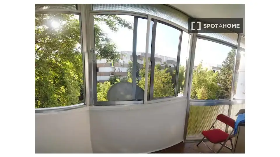 Terrassa de Apartament per a compartir en Sevilla amb Aire condicionat, Terrassa i Moblat