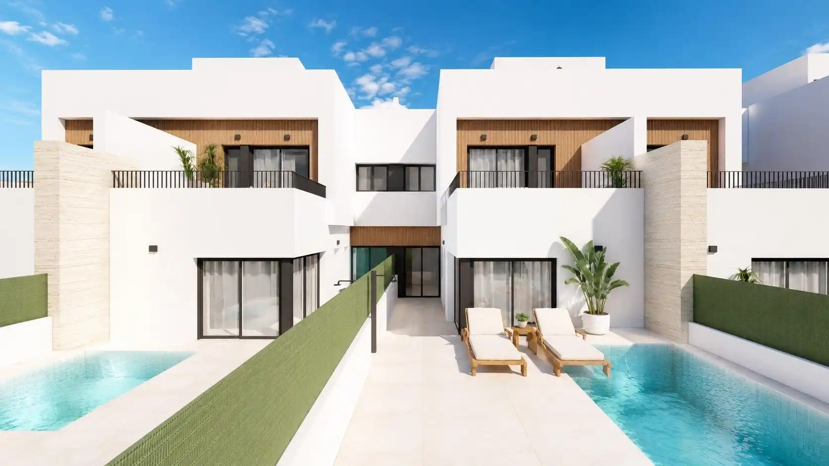 Vista exterior de Casa o chalet en venta en Los Alcázares con Calefacción, Jardín privado y Terraza