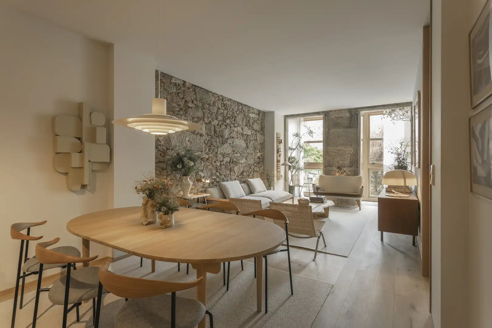 Sala de estar de Piso en venta en A Coruña Capital  con Calefacción, Parquet y Terraza