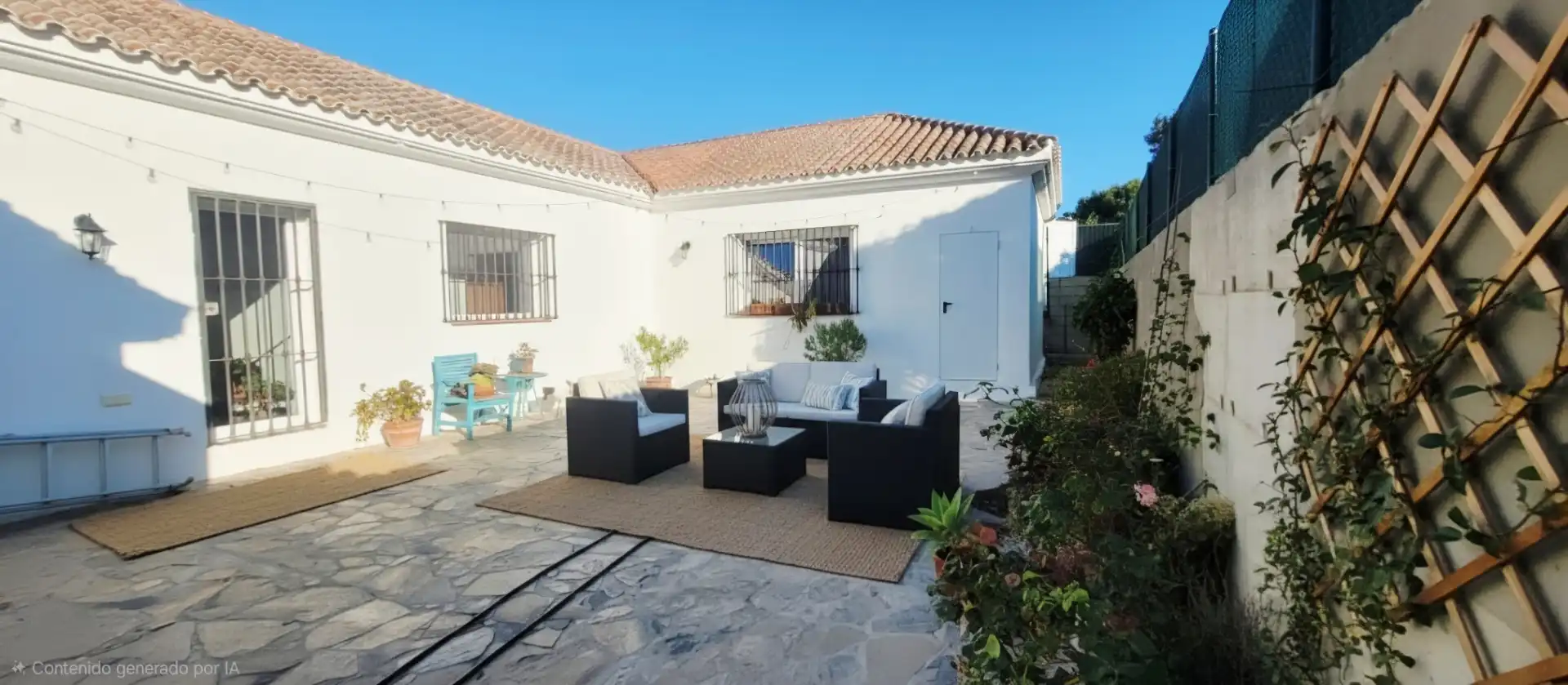 Terrasse von Haus oder Chalet zum Verkauf in Tarifa mit Privatgarten, Möbliert und Ofen