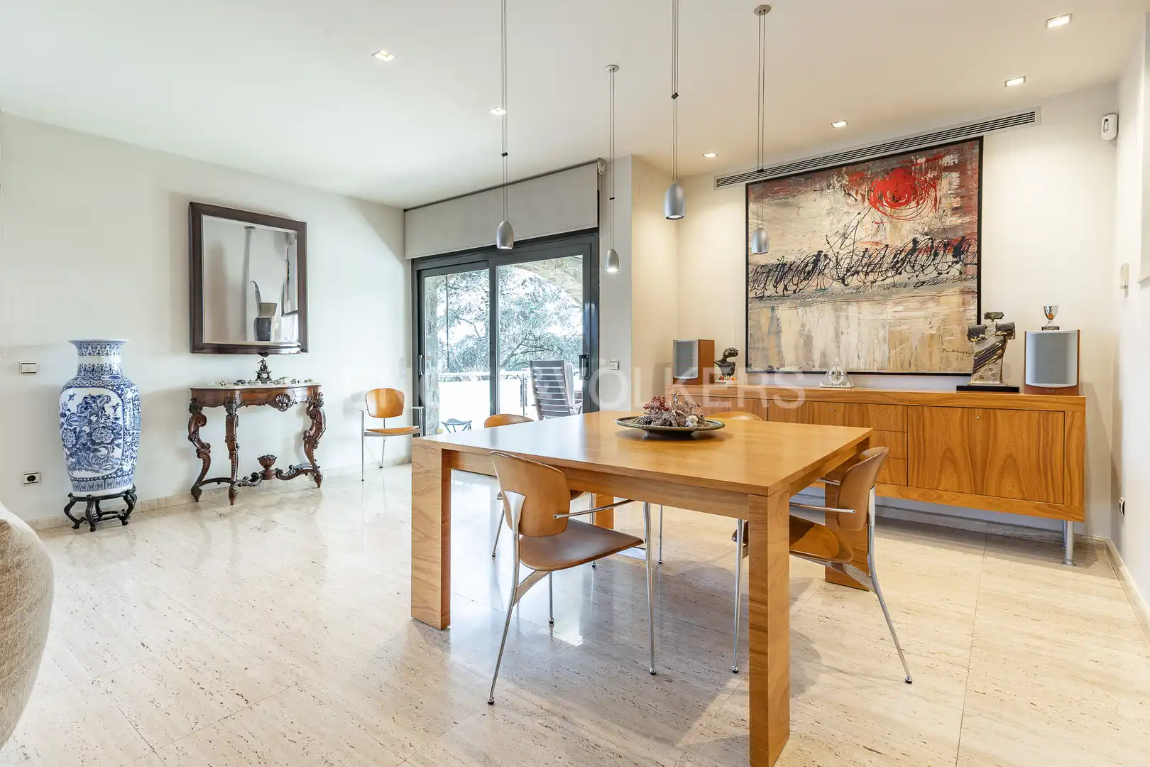 Comedor de Casa o chalet en venta en Canovelles con Aire acondicionado, Calefacción y Jardín privado
