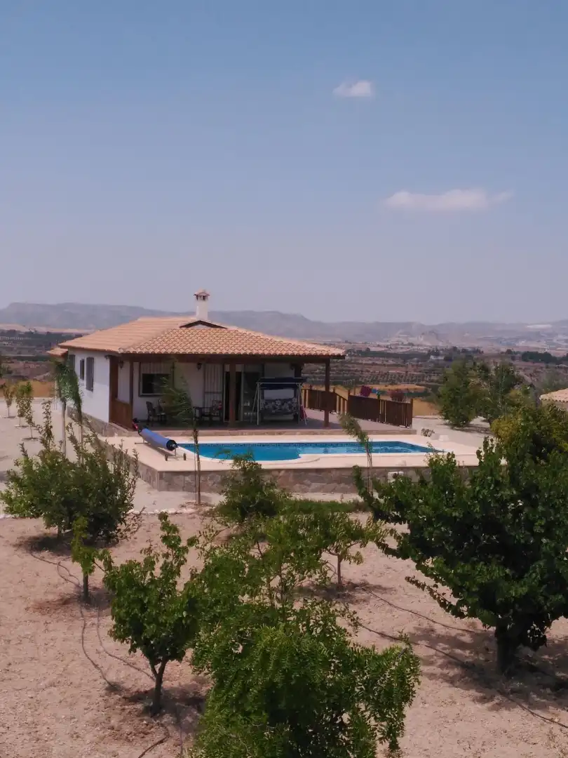Piscina de Finca rústica en venda en Pliego amb Jardí privat, Terrassa i Traster