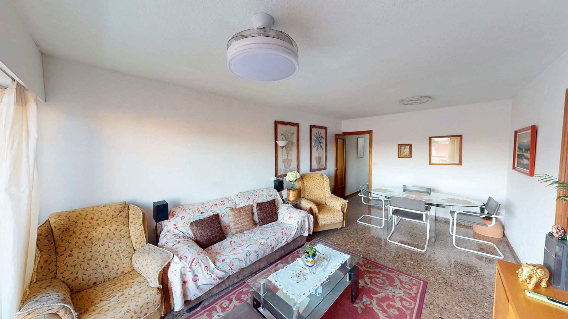 Living room of Flat for sale in Alicante / Alacant  with Air Conditioner and Balcony