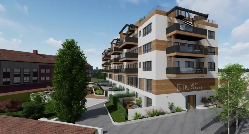 Exterior view of Flat for sale in Mos  with Heating, Private garden and Terrace