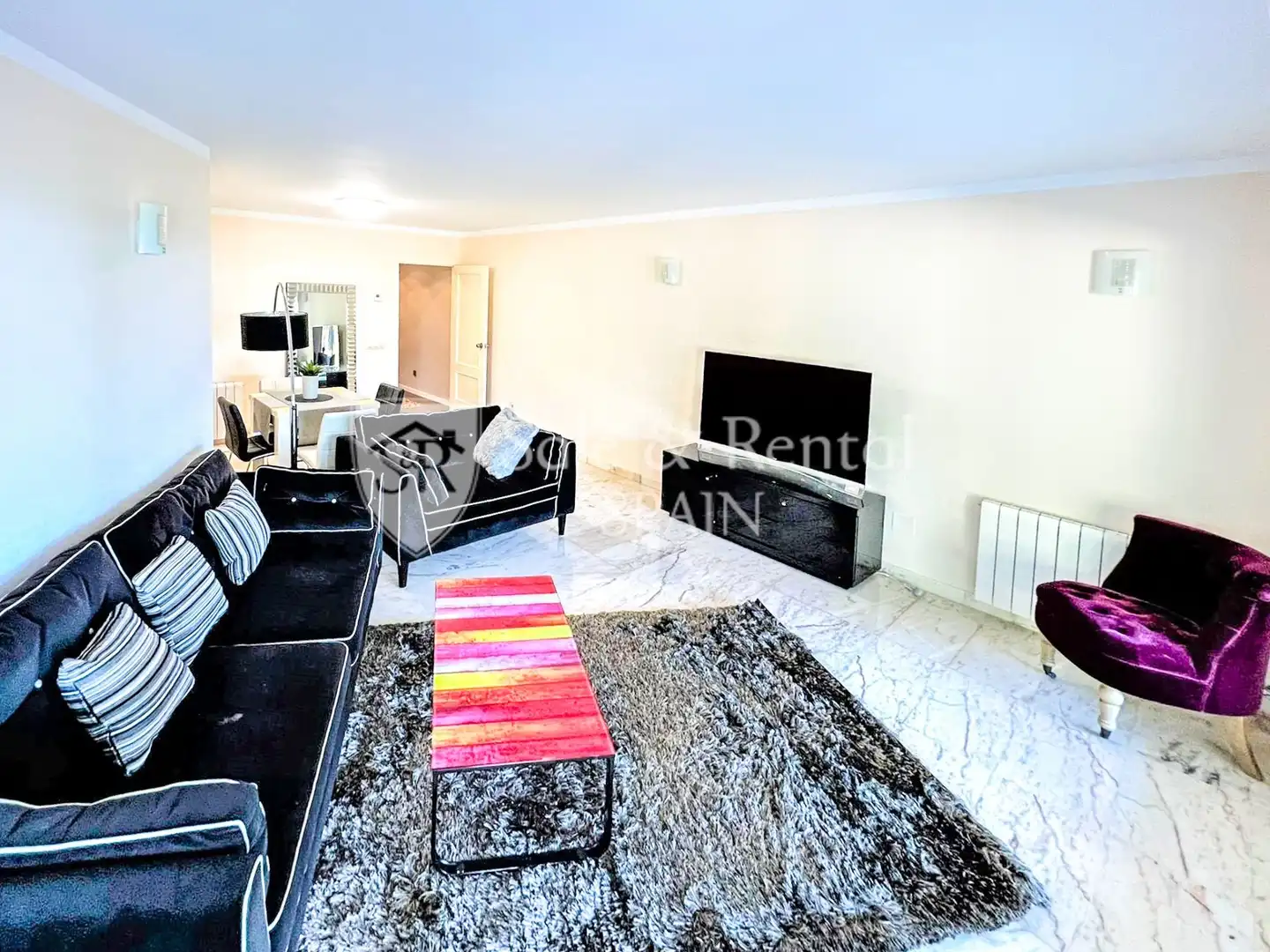 Wohnzimmer von Wohnung zum Verkauf in Sant Feliu de Guíxols mit Heizung, Privatgarten und Terrasse