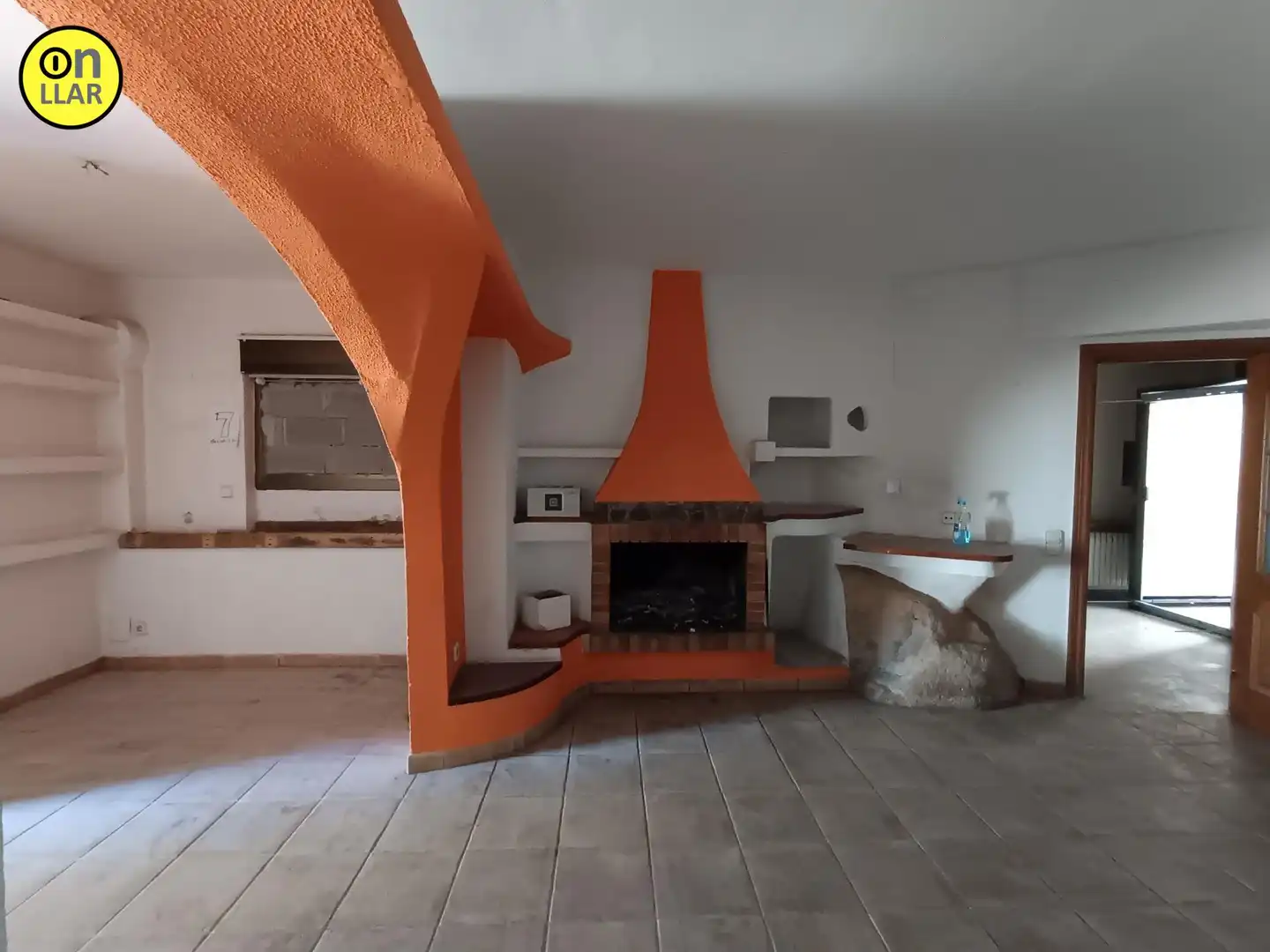 Wohnzimmer von Haus oder Chalet zum Verkauf in Sant Fost de Campsentelles mit Privatgarten, Terrasse und Abstellraum