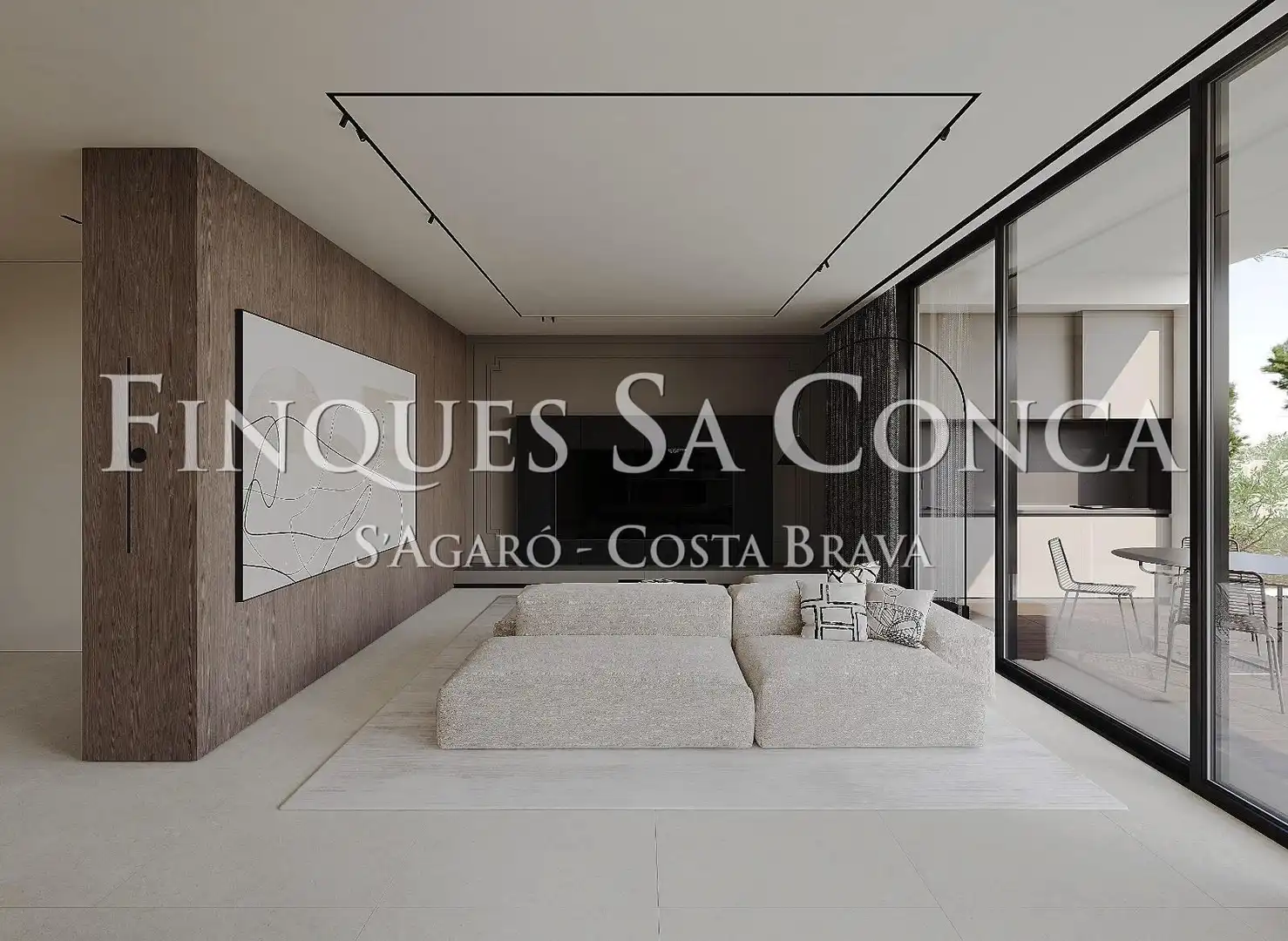 Sala d'estar de Casa o xalet en venda en Calonge i Sant Antoni amb Aire condicionat, Calefacció i Piscina