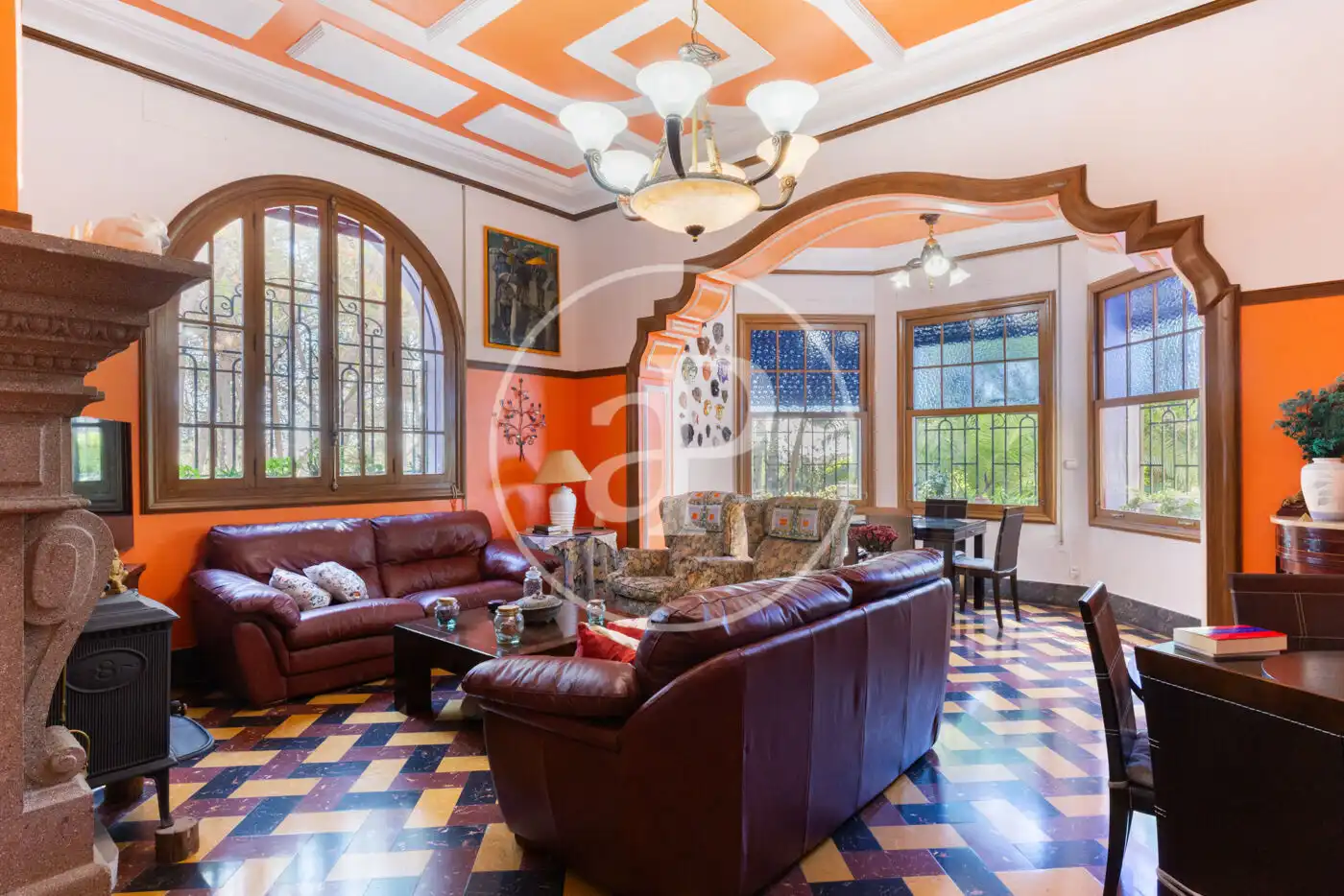 Sala de estar de Casa o chalet en venta en Buñol con Aire acondicionado, Calefacción y Jardín privado
