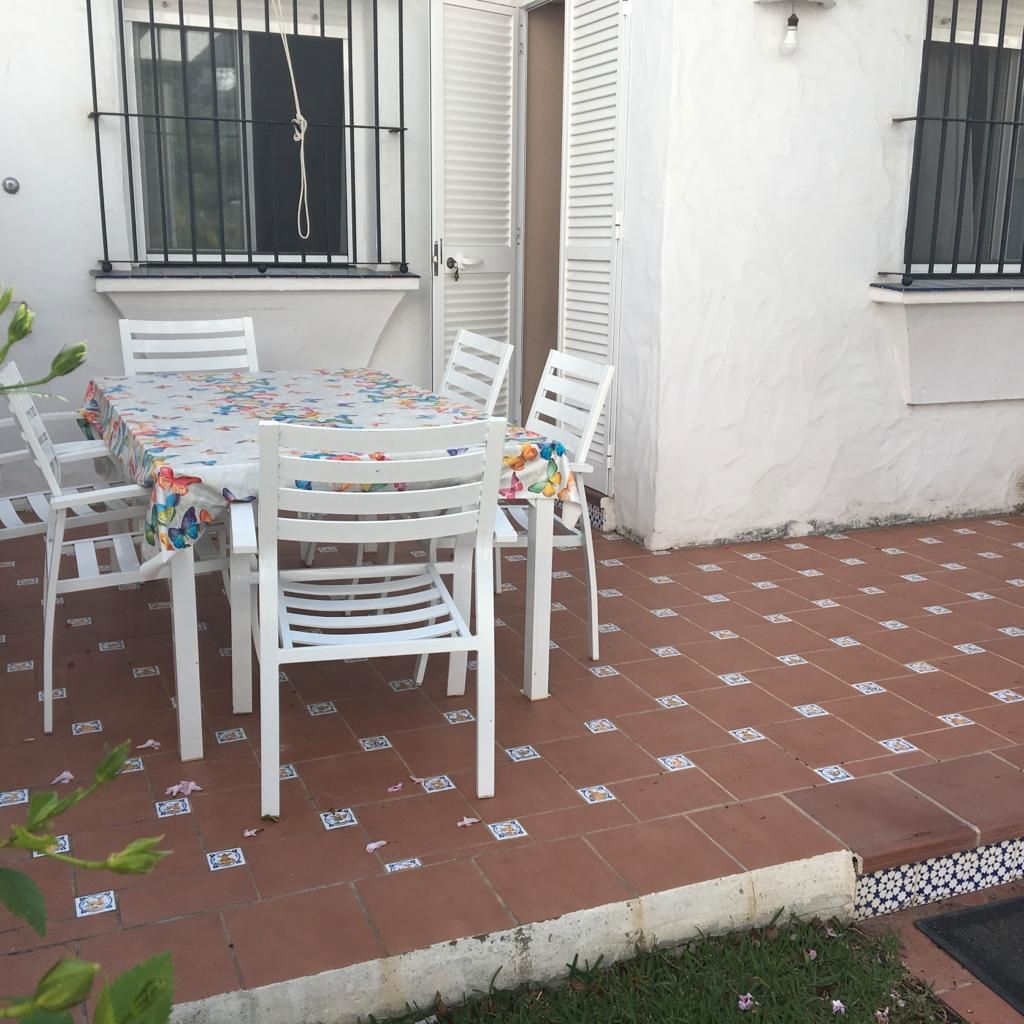 Terrassa de Apartament de lloguer en Chiclana de la Frontera amb Terrassa i Moblat