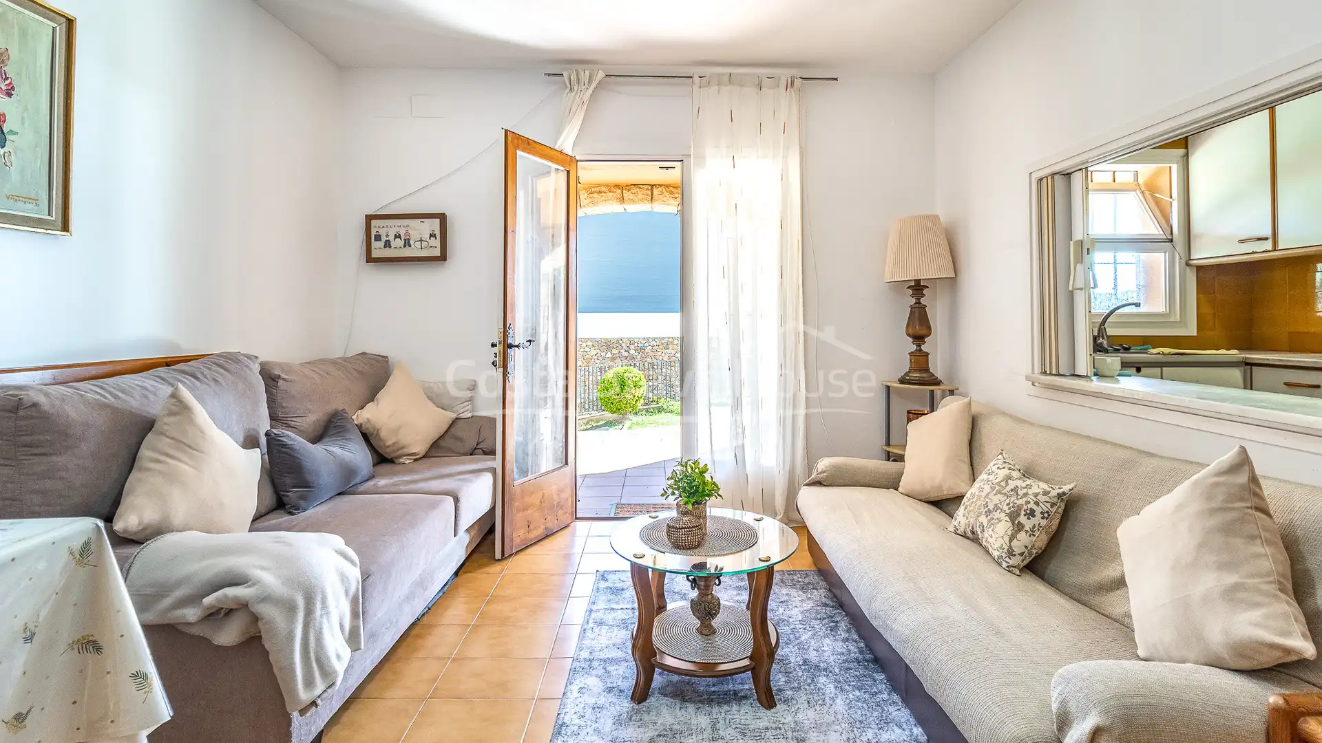 Sala d'estar de Casa o xalet en venda en Palafrugell amb Calefacció, Jardí privat i Terrassa