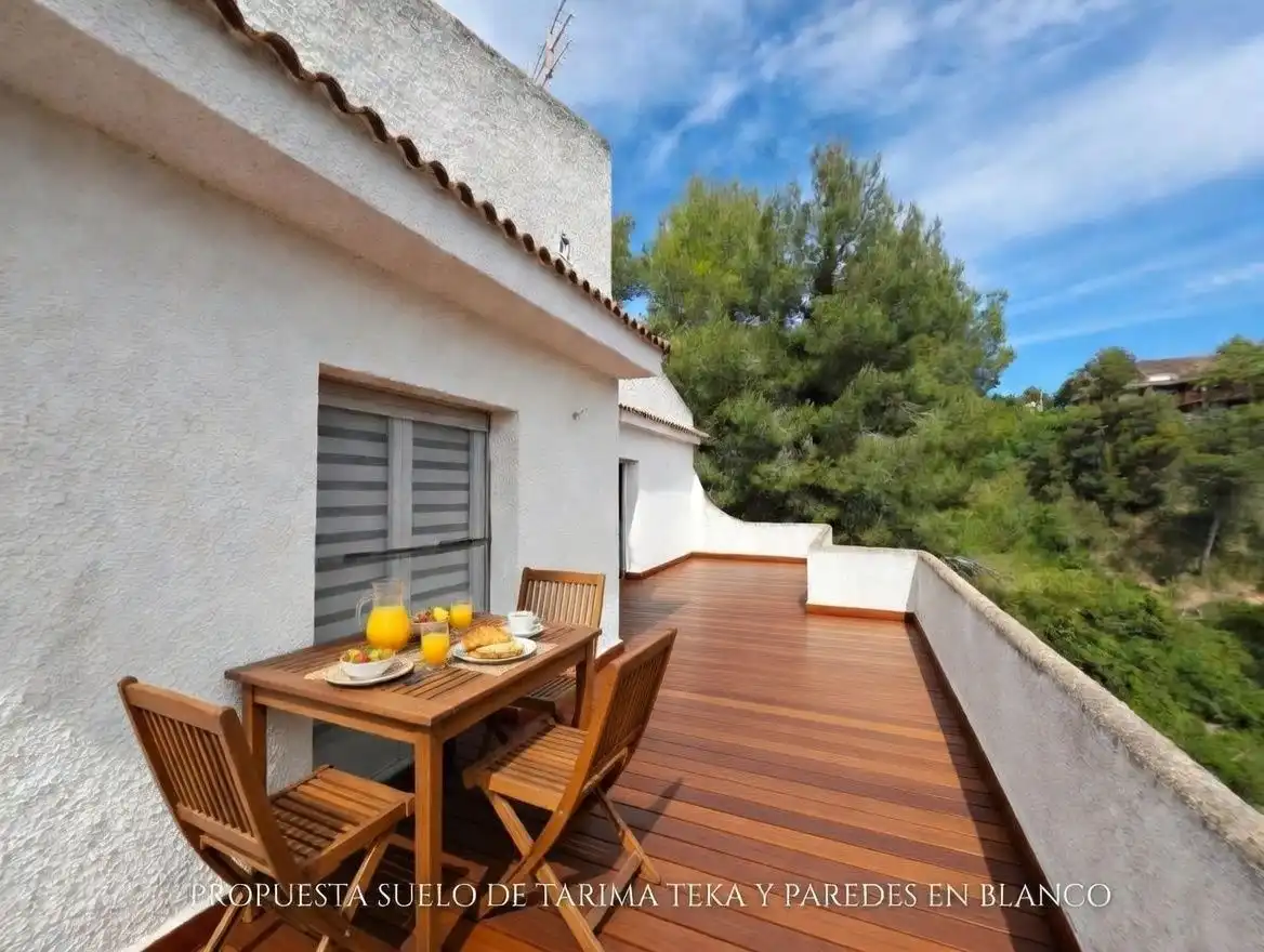 Terraza de Casa o chalet en venta en Vallirana con Calefacción, Jardín privado y Terraza