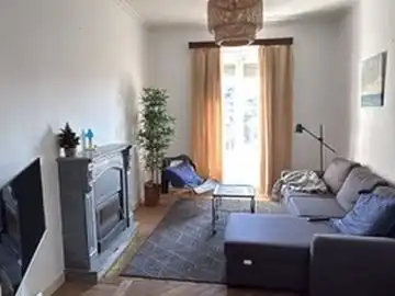 Sala d'estar de Casa o xalet per a compartir en Segovia amb Calefacció, Terrassa i Moblat