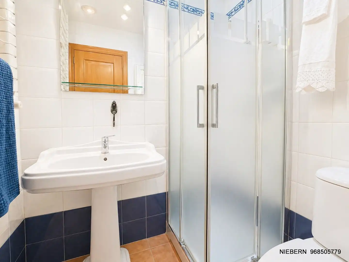 Baño de Casa o chalet en venta en Cartagena con Aire acondicionado, Calefacción y Jardín privado