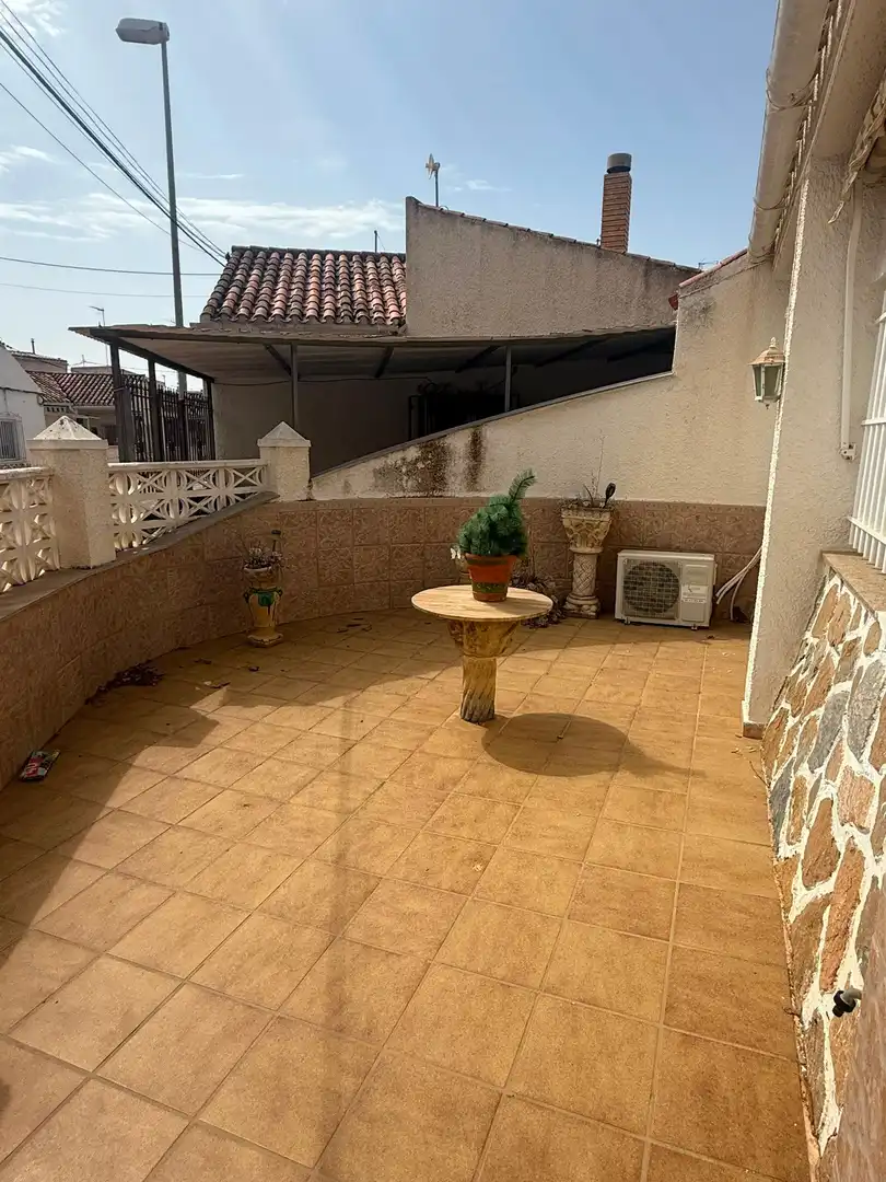Terrassa de Casa o xalet en venda en San Javier amb Aire condicionat, Jardí privat i Terrassa