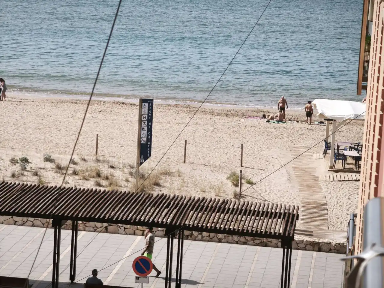 Außenansicht von Wohnung zum Verkauf in Calafell mit Klimaanlage, Heizung und Terrasse